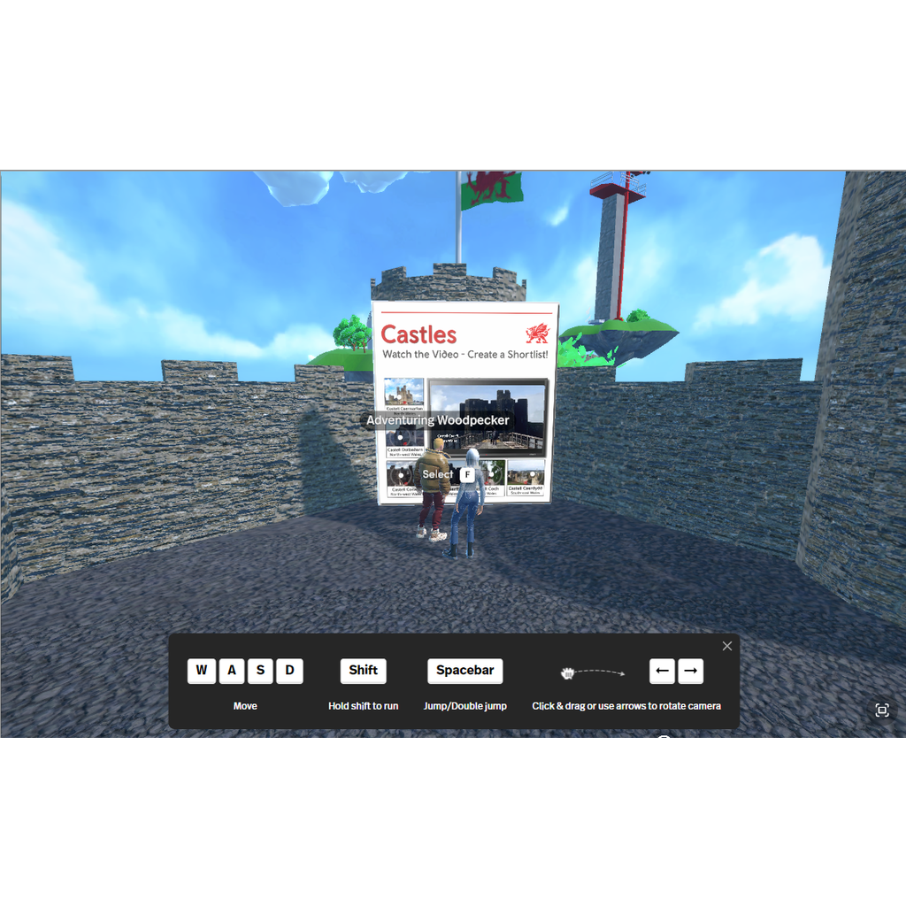 Reisagenda samenstellen in een virtuele wereld