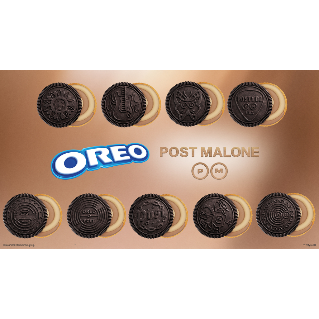 Samenwerking popster en koekjesmerk