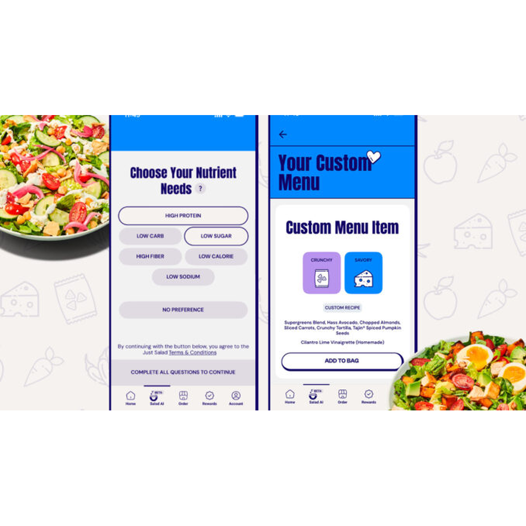 Geautomatiseerd voorspellen van de juiste salade